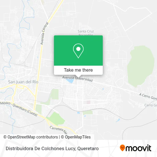 Distribuidora De Colchones Lucy map