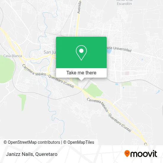 Janizz Nails map