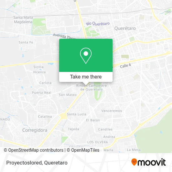 Proyectoslored map