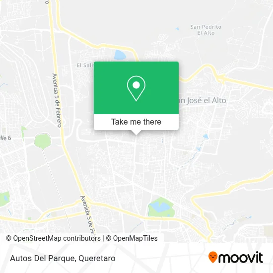 Autos Del Parque map