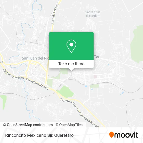 Rinconcito Mexicano Sjr map