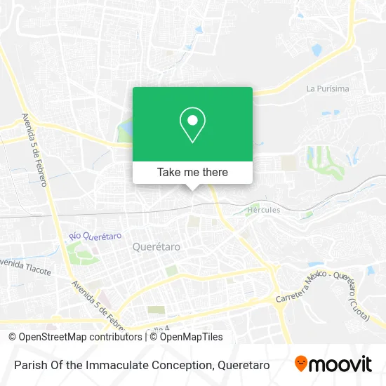 Parish Of the Immaculate Conception map
