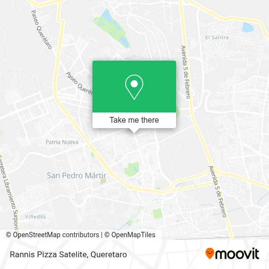 Rannis Pizza Satelite map