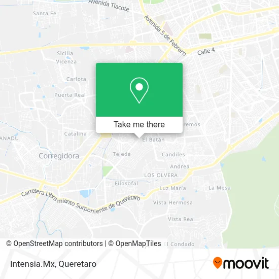 Intensia.Mx map
