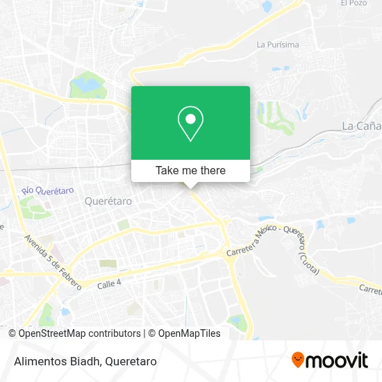 Alimentos Biadh map