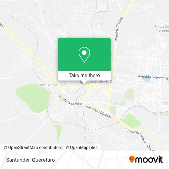 Santander map