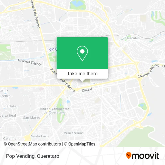 Pop Vending map