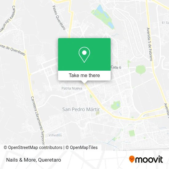 Nails & More map