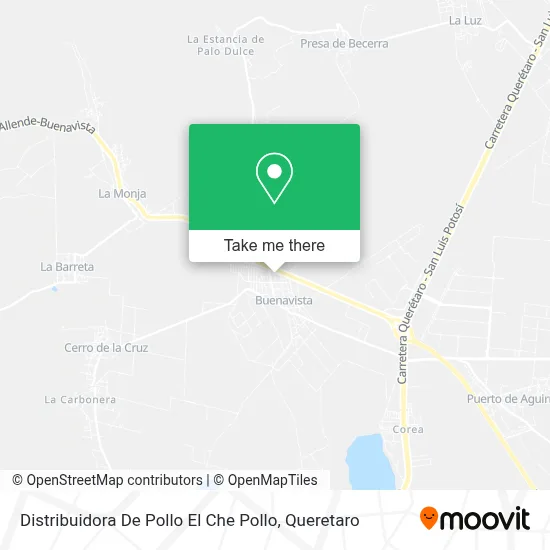 Distribuidora De Pollo El Che Pollo map