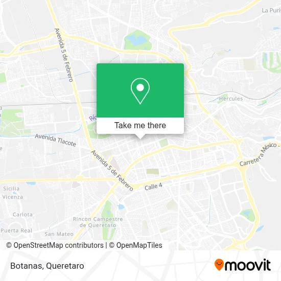 Botanas map