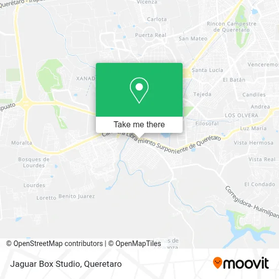 Jaguar Box Studio map