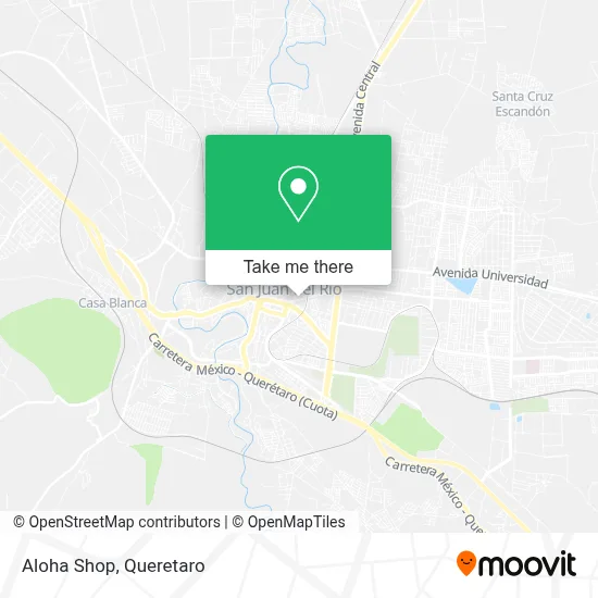 Aloha Shop map