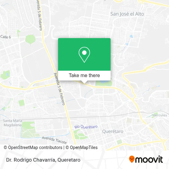 Dr. Rodrigo Chavarría map