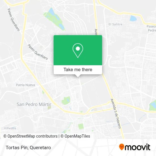 Tortas Pin map