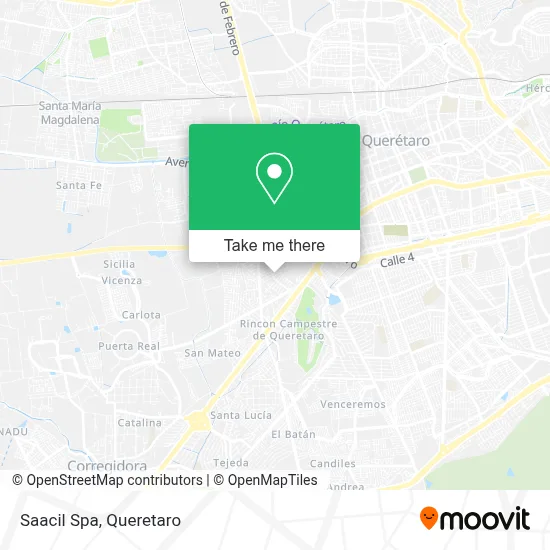 Saacil Spa map