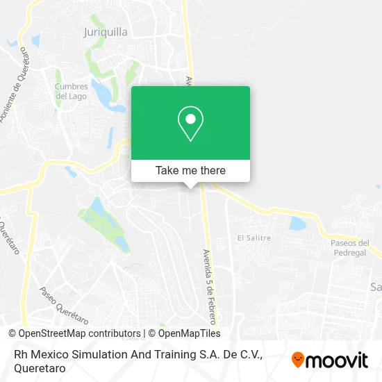Rh Mexico Simulation And Training S.A. De C.V. map