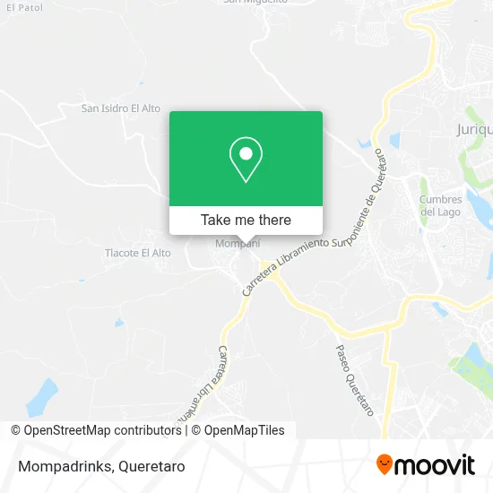Mompadrinks map