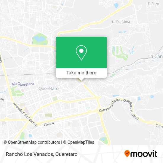 Rancho Los Venados map