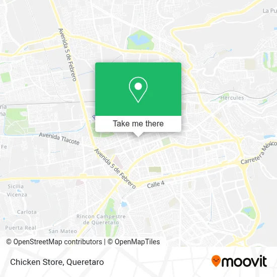 Chicken Store map