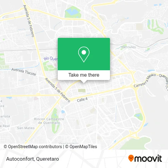 Autoconfort map