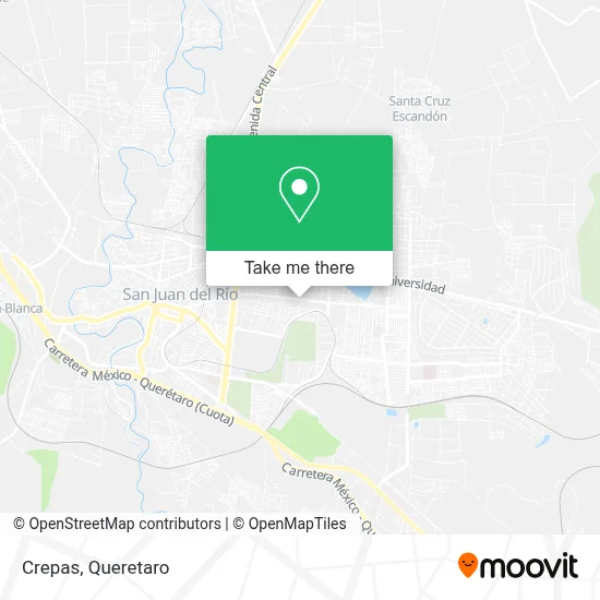 Crepas map