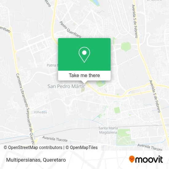 Multipersianas map