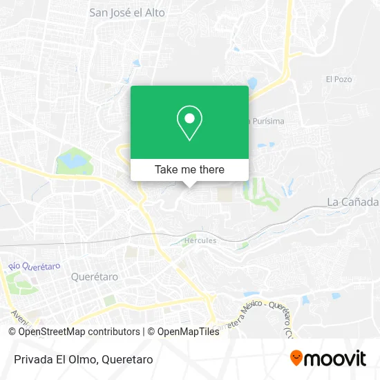 Privada El Olmo map