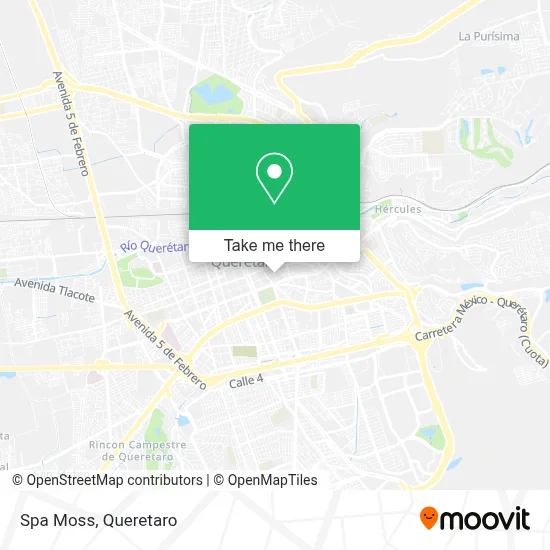 Spa Moss map