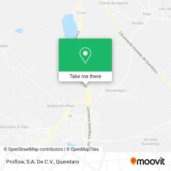 Proflow, S.A. De C.V. map