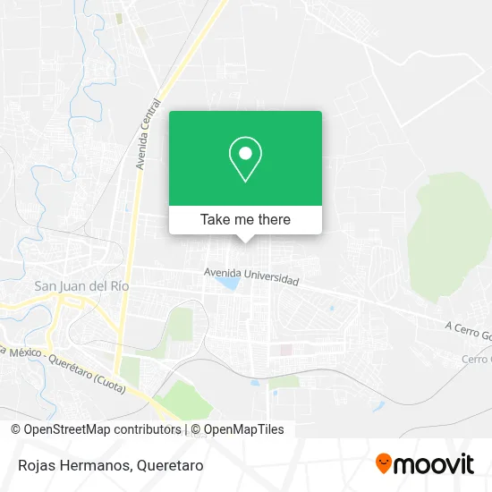 Rojas Hermanos map