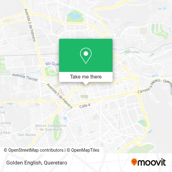 Golden English map