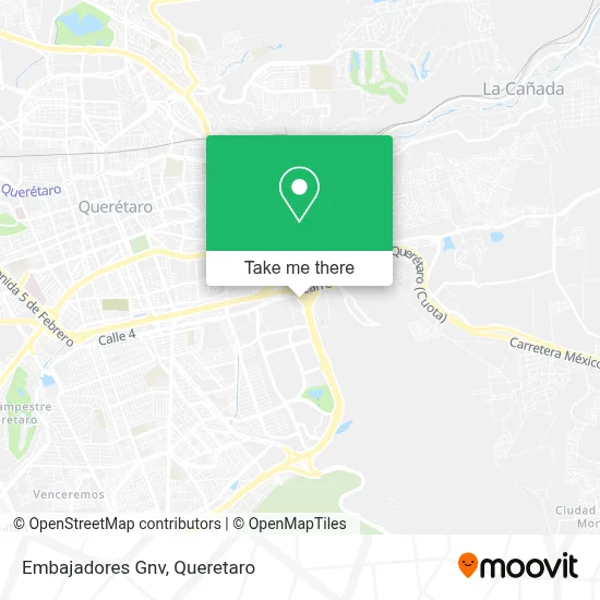 Embajadores Gnv map