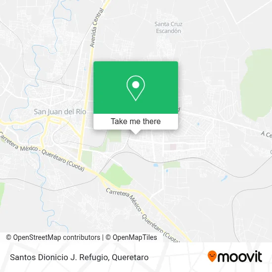 Santos Dionicio J. Refugio map