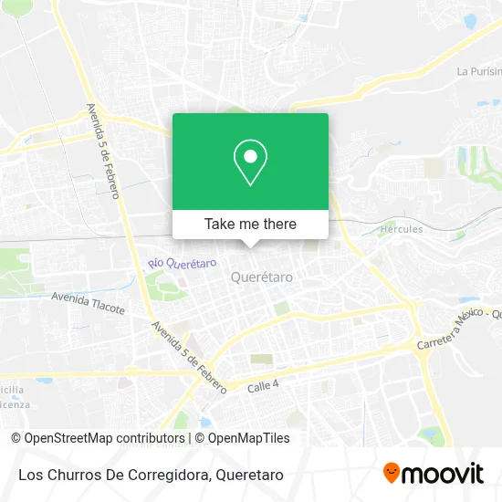 Los Churros De Corregidora map