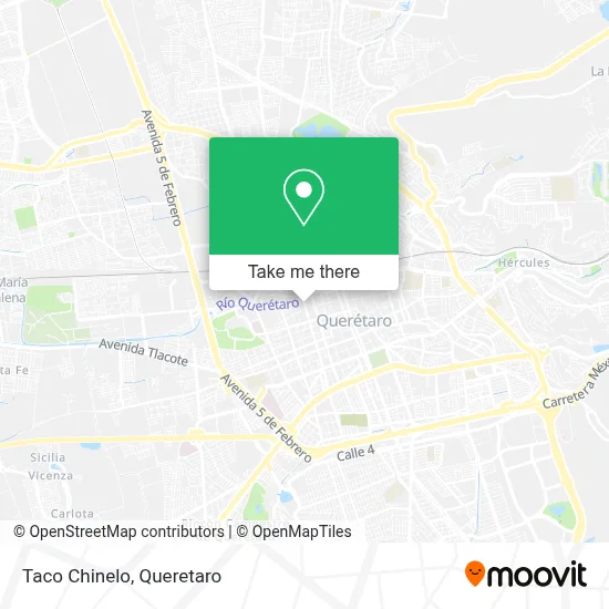 Taco Chinelo map