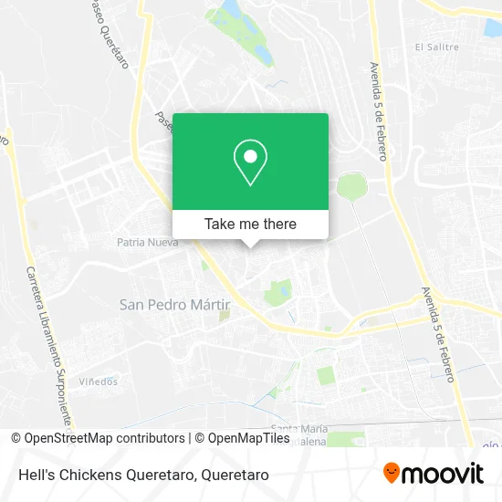 Hell's Chickens Queretaro map