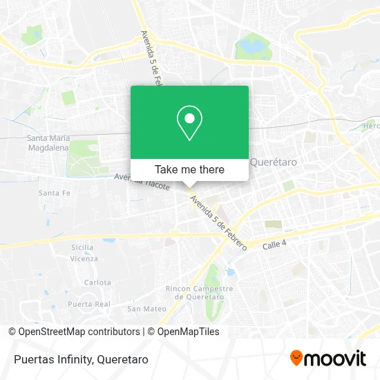 Puertas Infinity map