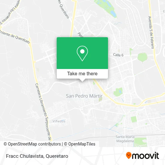 Fracc Chulavista map
