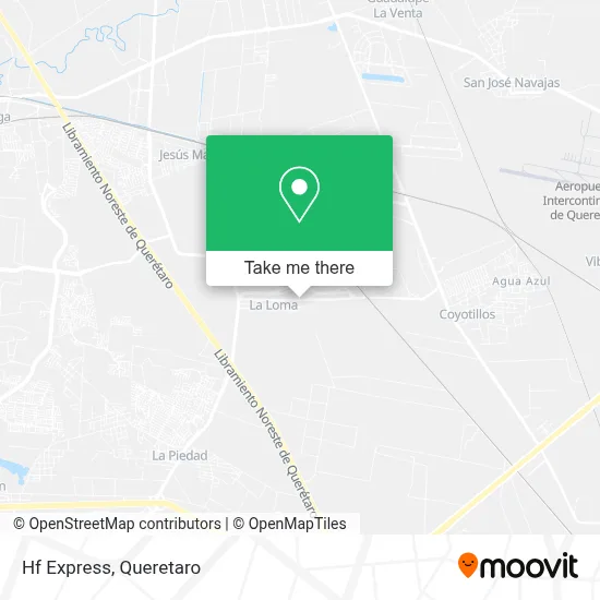 Hf Express map