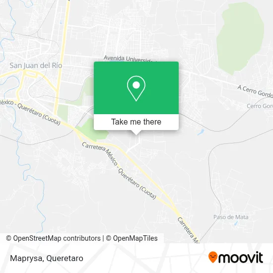 Maprysa map
