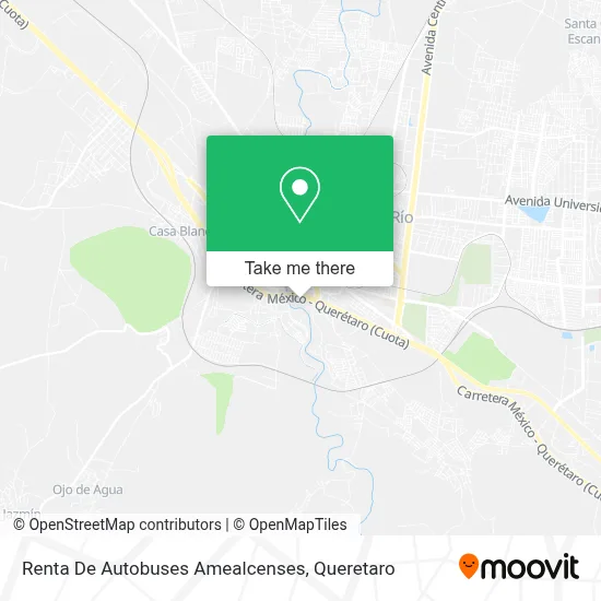 Renta De Autobuses Amealcenses map