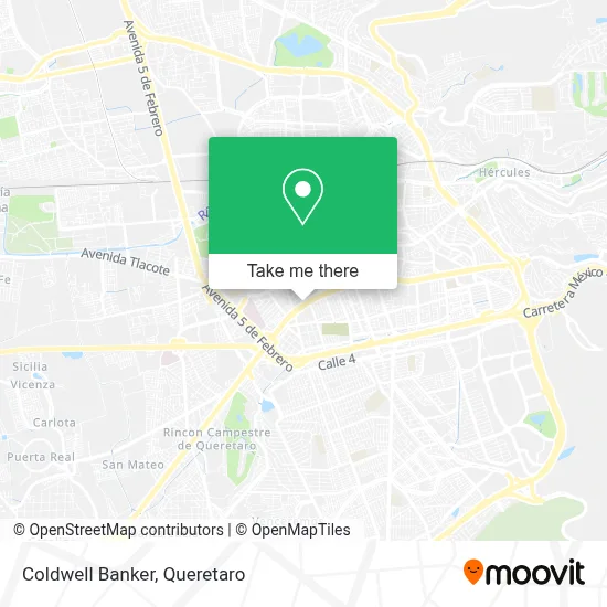 Coldwell Banker map