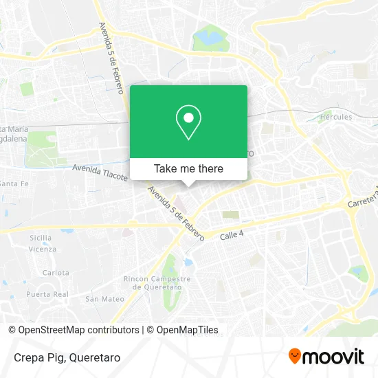 Crepa Pig map