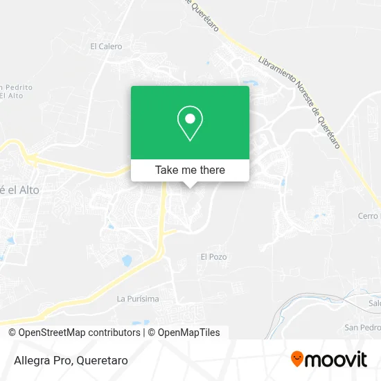 Allegra Pro map