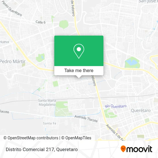 Distrito Comercial 217 map
