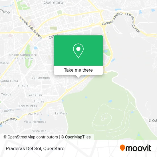 Praderas Del Sol map
