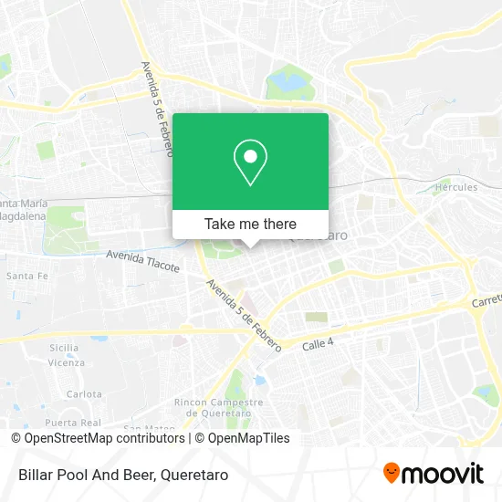Billar Pool And Beer map