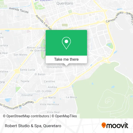 Robert Studio & Spa map