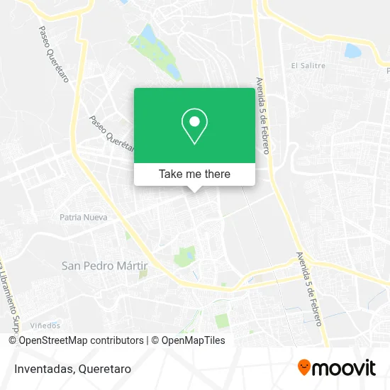 Mapa de Inventadas