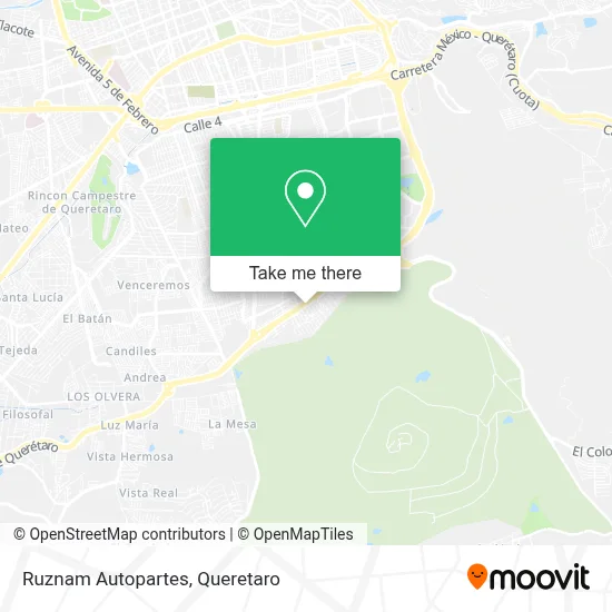 Ruznam Autopartes map